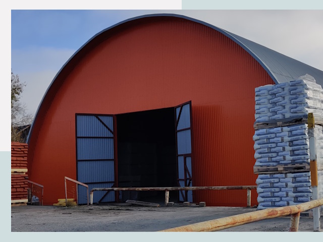 Полукруглые ангары по цене от 615 руб. в Екатеринбург