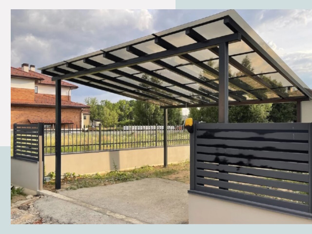 Металлические навесы в Екатеринбург от 615 руб. за м²