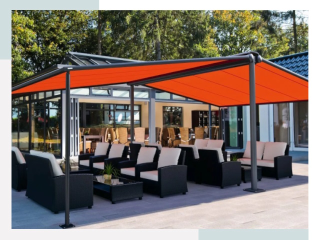 Навесы для кафе и ресторанов в Екатеринбурге