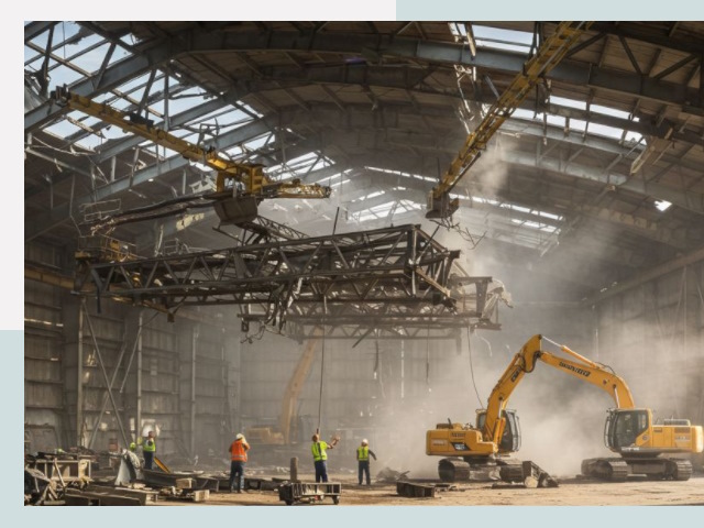 Демонтаж ангаров в Екатеринбурге от 615 руб. за м²